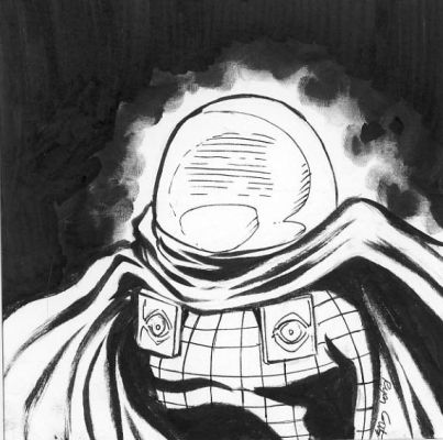 Ryan Gutierrez | Mysterio 6X6 Card Art | Catskill Comics