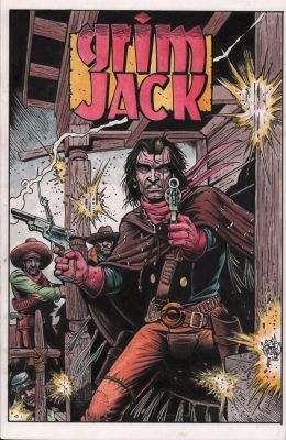 Tim Truman | Grimjack #10 Cover Re-Creation Commission - Signed - 2012 | Anthony’s Comic Book Art