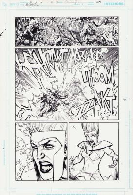 Karl Moline | Starro #1 Pg.23 - Interior Page - 2005 | Anthony’s Comic Book Art