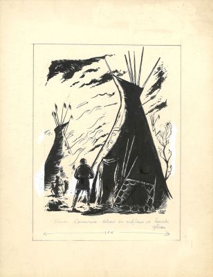 Giraud (1938-2012). | Lot 57 - Amérique en mille de Georges Travelier. | HVMC