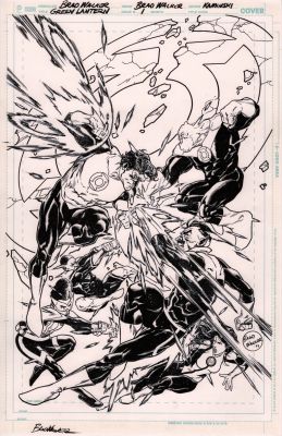 Brad Walker | Green Lantern Civil Corps Special Issue 01 Page Cover | Splash Page