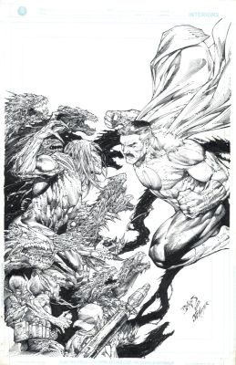 Ed Benes | The Darkness Issue 04 Page Invincible Cover | ComiConArt
