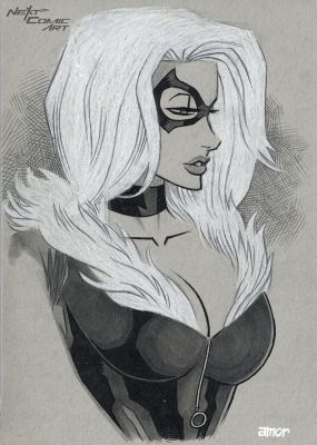 John Amor | Black Cat | Next Comic Art