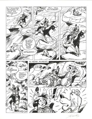 Lot 49 - DERIB né en 1944. YAKARI T30, Marcheur de nuit. | HVMC