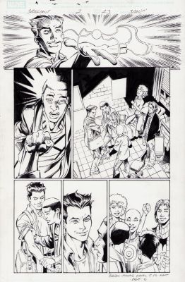 Mark Bagley | Brilliant #2 Pg.23 - Interior Page - 2012 | Anthony’s Comic Book Art