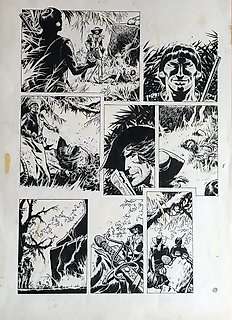 Breccia, Enrique - original plate Alvar Mayor no. 1 