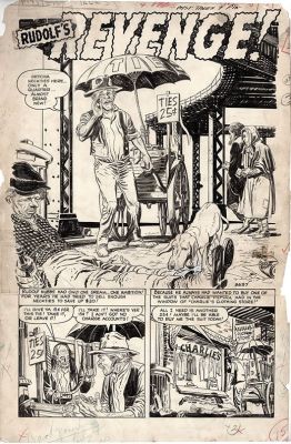 Jerry Robinson - Mystery Tales #7 Pg.1 - Rudolf‘s Revenge!