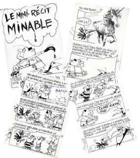 Mini-récit. Ensemble des 33 planches de mini-récit | BDEnchères