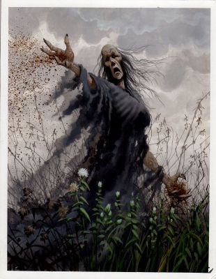 Den Beauvais | Shadow Strike - Guardians Published Collectible Fantasy Card Painting (1990S) | Romitaman