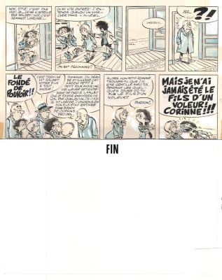 Tabary Jean | TOTOCHE, planche de fin originale 12 de Le fils du voleur par Jean Tabary | Galerie Napoléon