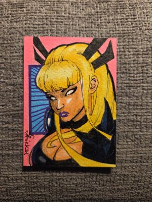Aniekan Udofia | Sketch Card - Magik X-Men | TDArt
