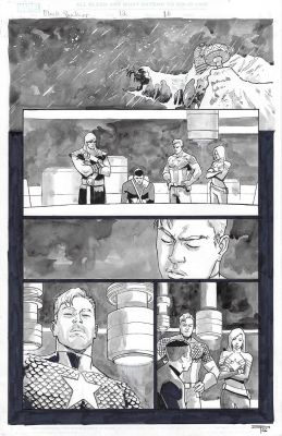 German Peralta | Black Panther Issue 12 Page 10 | Splash Page