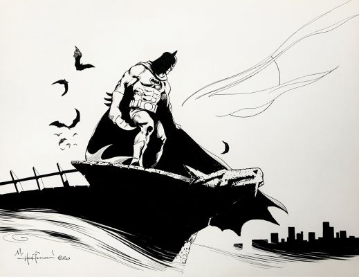 Mike Hoffman | Batman Pinup (Very Large) 2020 | Romitaman