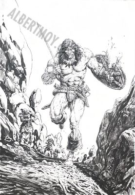 Liam Sharp | Savage Sword of Conan Issue 11 Page 1 | Albert Moy