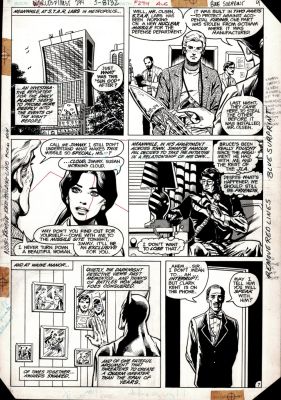 Frank Giacoia Jerome Moore - World‘s Finest Comics #294 P 7 (Batman, Clark Kent, Jimmy Olsen, Susan Morning Cloud) 1983