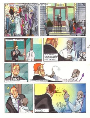 Cadelo Silvio | Planche originale en couleur 31 ENVIE DE CHIEN par Silvio CADELO | Galerie Napoléon