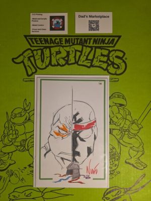 Original Art Eddie Nunez Mikey/foot Soldier With coa | eBay US (Buy It Now)