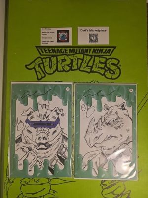 Original Art Escorza Bros Bebop/rocksteady With Coa | eBay US (Buy It Now)
