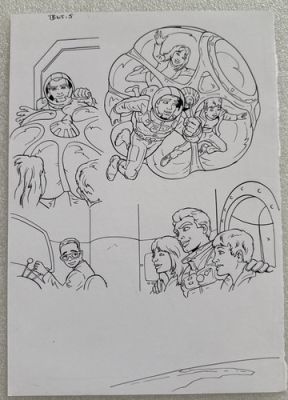 Lee Sullivan Original - 1990’s Thunderbirds Concept Comic Book Art Sketch - #2 | eBay Europe (Buy It Now)