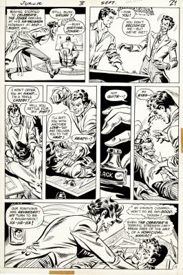 Ernie Chan, Jose Luis Garcia Lopez | The Joker #3 P 17 (Great Garcia-Lopez Inks! the Joker Battles the Creeper As Jack Ryder in Every Panel!) 1975 | Romitaman