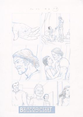 Frank Quitely | Jupiter’s Legacy V2 3 Pg 18 By Frank Quitely Chloe, Hutch & Jason Issue 3 Page 18 | BritComicsArt