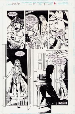 Mike Sellers, Tom Lyle | Punisher (Vol.3) #7 Pg. 5 - Interior Page Frank + Babe | Anthony’s Comic Book Art