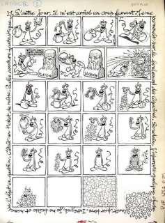 Gotlib | Entracte Planche originale Ã  l’encre de chine de 1969,... | Cornette de St Cyr