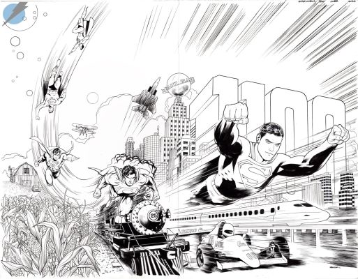 Ryan Sook | Action Comics Issue 1100 Page Cover | Felix Comic Art