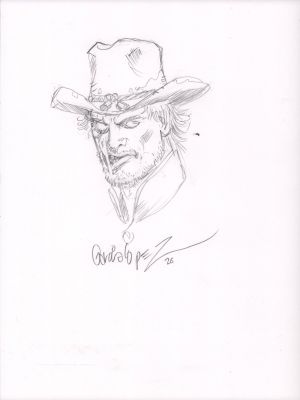 Jose Garcia-Lopez | Jonah Hex Pencil Commission - Signed - 2026 | Anthony’s Comic Book Art
