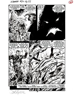 John Byrne | Namor #24 P 30 (Awesome Sub-Mariner 4 Panel Battle Vs the Weed!) 1991 | Romitaman