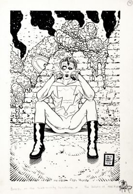 Tim Bradstreet | Madman Library Edition #2 Pinup & Madman X50 Card Art #41 (1996) | Romitaman