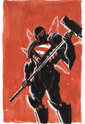Juan Ferreyra - Absolute Superman Issue 24 Page Cover