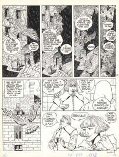 André Juillard (né en 1948) - lot 50 - Masquerouge 1 - La grenouille et le chevalier