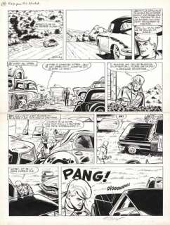 Tibet (1931-2010) | Ric Hochet - Piège pour Ric Hochet Encre de Chine sur… | Huberty Breyne