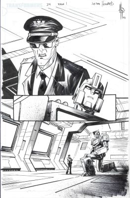 Jason Howard | Transformers (2023 Image) Issue 34 Page 01 | Splash Page