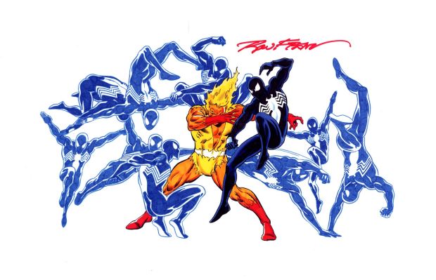 Ron Frenz | Spiderman Vs Firelord | Catskill Comics