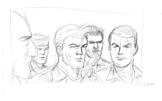 Le Bras Andrã© | CrayonnÃ© originale de BUCK DANNY avec Jerry Tumbler | Galerie Napoléon