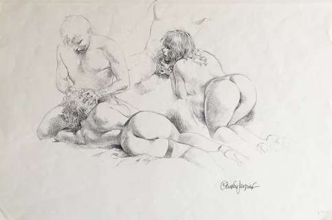 Serpieri, Paolo Eleuteri - original study | Catawiki