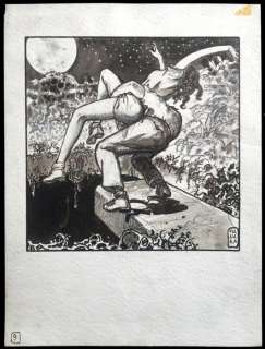 Manara, Milo - Dessin original signé "L’uccello del sole" | Catawiki