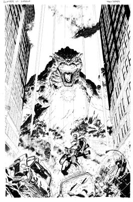 Tony Parker | Godzilla Conquers the Multiverse 2 Cover Punisher Marvel | TDArt