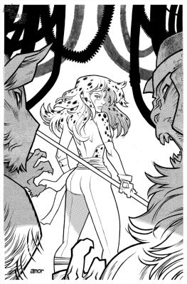 John Amor | Cheetara #2 Issue 2 Page Cover | Next Comic Art