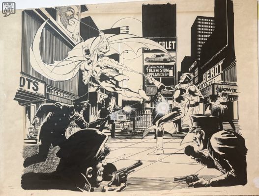 Dick Giordano | Batman Calendar Art - January 1978 | Panel Page Art