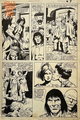 John Buscema Bob McLeod | Conan the Barbarian #122 Pg 7 (Marvel, 1981) | Will’s Comic Art Page