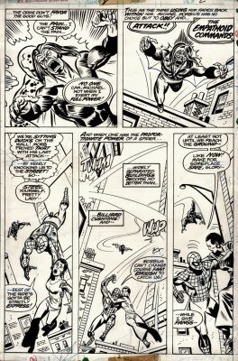 Mike Esposito, Sal Buscema | Spectacular Spider-Man #8 P 2 (Fantastic Early Morbius Appearance As He Chases Spider-Man Who Is Saving a Babe!) 1977 | Romitaman