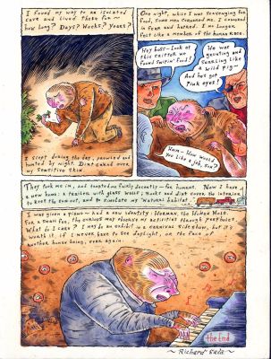 Richard Sala | The Residents - Freak Show (1992) - Herman the Human Mole Page 7 | Scott Eder