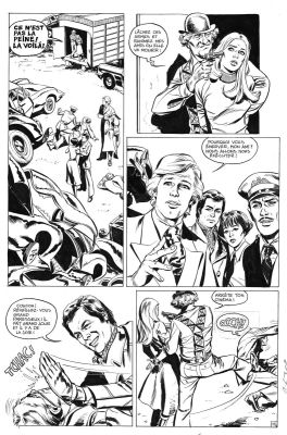 Marcello Rafael Carlo | Planche originale 10 AMICALEMENT VOTRE histoire courte Pif 368 | Galerie Napoléon