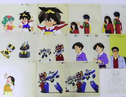 Transformers - manga misti - 13 Rodovetri + 13 Disegni Base - Giapponesi - Page volante - Other | Catawiki