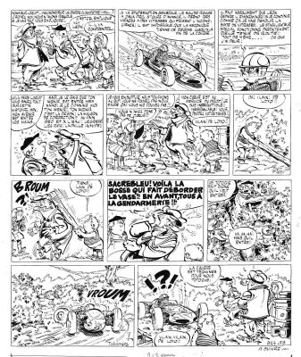 Tabary | TOTOCHE, planche originale 53 Le bolide | Galerie Napoléon