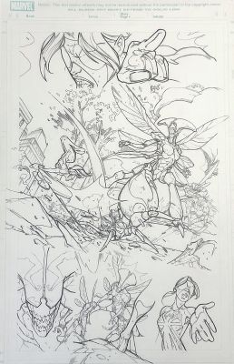 Pepe Larraz | Spider Girl: Spider Island #3 P.14 | The Green Room