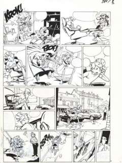 Jose Luis MUNUERA (né... - Lot 561 - * Spirou et Fantasio - L‘homme qui ne voulait pas mourir Encre...